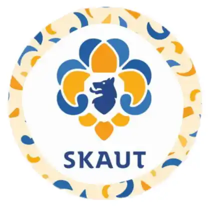 Super Cena Placka 37 skaut logo barevný okraj
