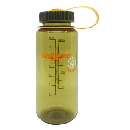 Nalgene Wide Mouth 500 ml Sustain Olive Sleva