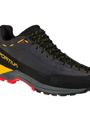 La Sportiva boty Tx Guide Leather, Carbon/Yellow Finální Výprodej