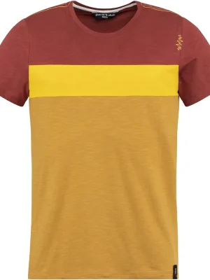 Chillaz tričko kr. Color Block color block dark gold Nová Kolekce