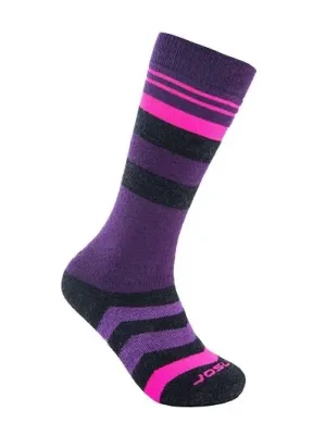 Speciální Cena Sensor ponožky Slope Merino, černá/růžová/fialová