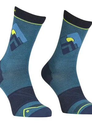 Jen Po Omezenou Doba Ortovox ALPINE LIGHT COMP MID SOCKS M, mountain blue (52001)