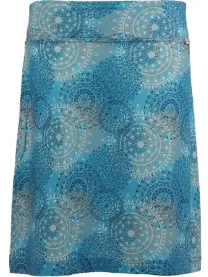 Skhoop letní sukně Fiona Knee, denim blue Poslední Šance