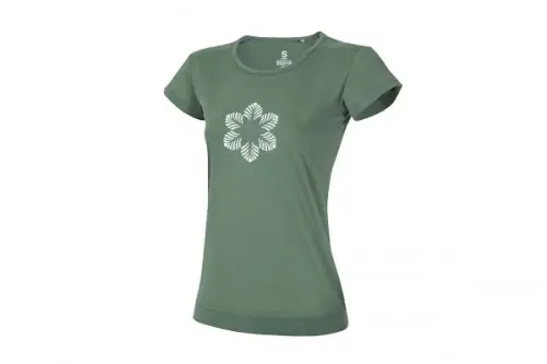 Akční Cena Ocún dámské tričko Classic T Organic W Flower Green Duck