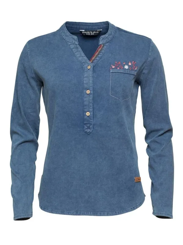 Akce Chillaz Drachensee riflová košile dark blue denim