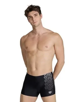 Arena plavky MKikko V swim Md Jammer, graphic black/white Ověřený
