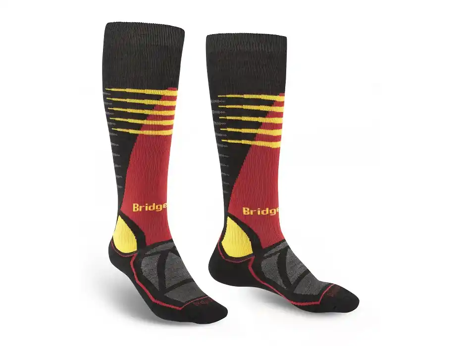 Ověřený Bridgedale ponožky Ski Midweight black/gold 226