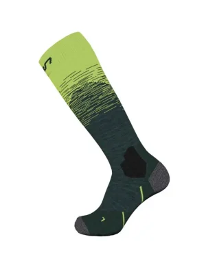 Akční Nabídka Elan ponožky ALL MOUNTAIN PERFORMANCE L+R forest green/lime