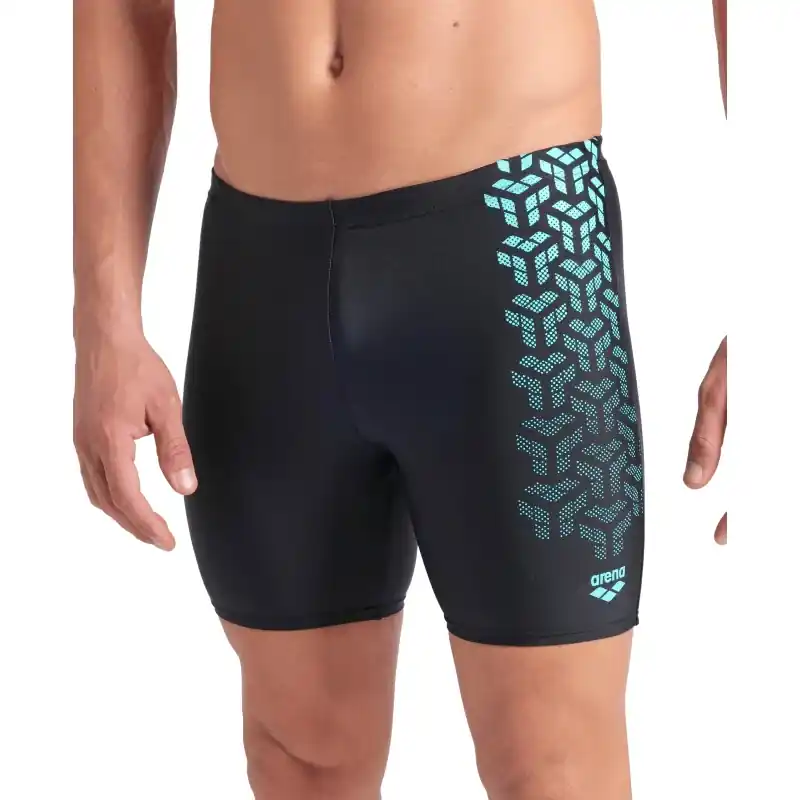 Jen Po Omezenou Doba Arena plavky M Kikko V Swim Mid Jammer Graphic 006701508, black/water