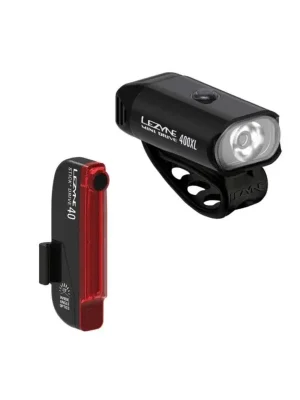 Sezónní Sleva LEZYNE sada světel Mini Drive 400XL/ Stick + Drive Pair, Black/Black