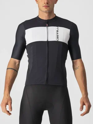 Zlevněný Castelli dres Prologo 7 Jersey, light black/gray/Ivory