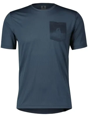 Finální Výprodej Scott Tee M‘s Gravel 20 SS, Metal Blue/Dark Blue