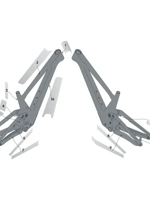Syncros Frame Protection kit GENIUS Carbon, clear matt Ověřený