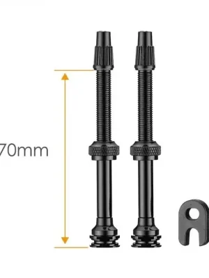 Finální Výprodej CICLOVATION bezdušový ventilek Light-weight 70mm černá