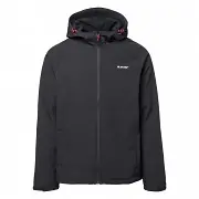 Sleva Pánská softshellová bunda HI-TEC Neti II - black/salsa - vel. XL