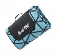 Vysoce Kvalitní Pikniková deka HI-TEC Nico - blue triangle pattern - 150 x 180 cm