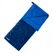 Levný Letní spacák HI-TEC Rett II +10°C - blue print/lapis blue