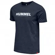 Autentický Pánské triko HUMMEL Legacy T-Shirt - blue nights - vel. S