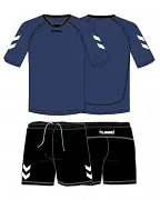 Tréninkový set HUMMEL Team Spirit 06-167 - tm. modrá - vel. XL Nejlepší Cena