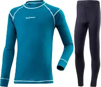 Must-Have Dětský funkční komplet KLIMATEX Pikola - modrá/černá - vel. 110