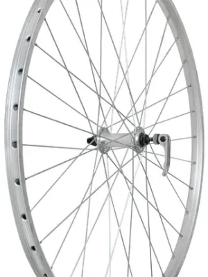 DEMA Cross 28" přední kolo, QR, ráfkové, stříbrná Dokud Zásoby Vydrží