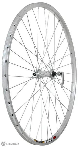 DEMA Cross 28" přední kolo, QR, ráfkové, stříbrná Dokud Zásoby Vydrží