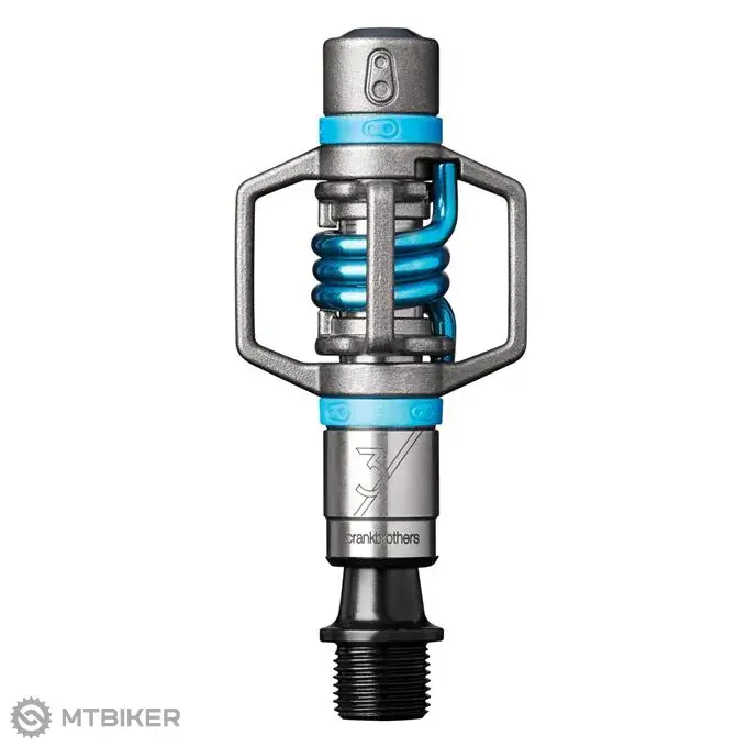 Značkový Crankbrothers Egg Beater 3 nášlapné pedály, modrá