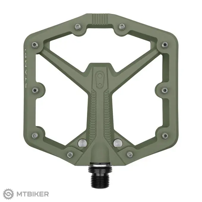 Crankbrothers Stamp 1 Gen 2 Large platformové pedály, zelená Sezónní Sleva