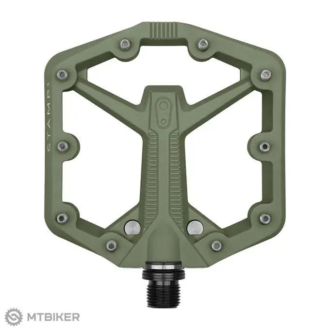 Crankbrothers Stamp 1 Gen 2 Small platformové pedály, zelená Nízká Cena