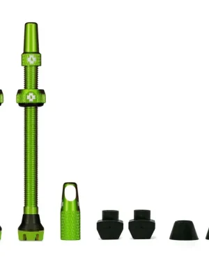 Muc-Off Tubeless V2 bezdušové ventilky, zelená Jen Po Omezenou Doba