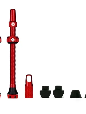 Must-Have Muc-Off Tubeless V2 bezdušové ventilky, 2 ks, červená