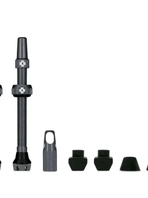 Muc-Off Tubeless sada bezdušových ventilů, 60 mm, šedá Horká Nabídka