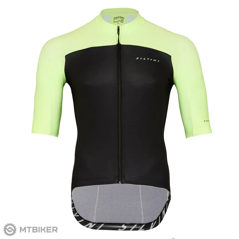 Oblíbený SILVINI Stelvio dres, zelená/šedá