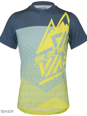 SILVINI Denni dětský dres, neon/blue Nová Kolekce