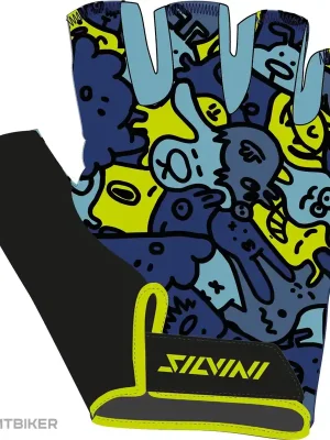 SILVINI Locri dětské rukavice, blue/neon Tovární Cena