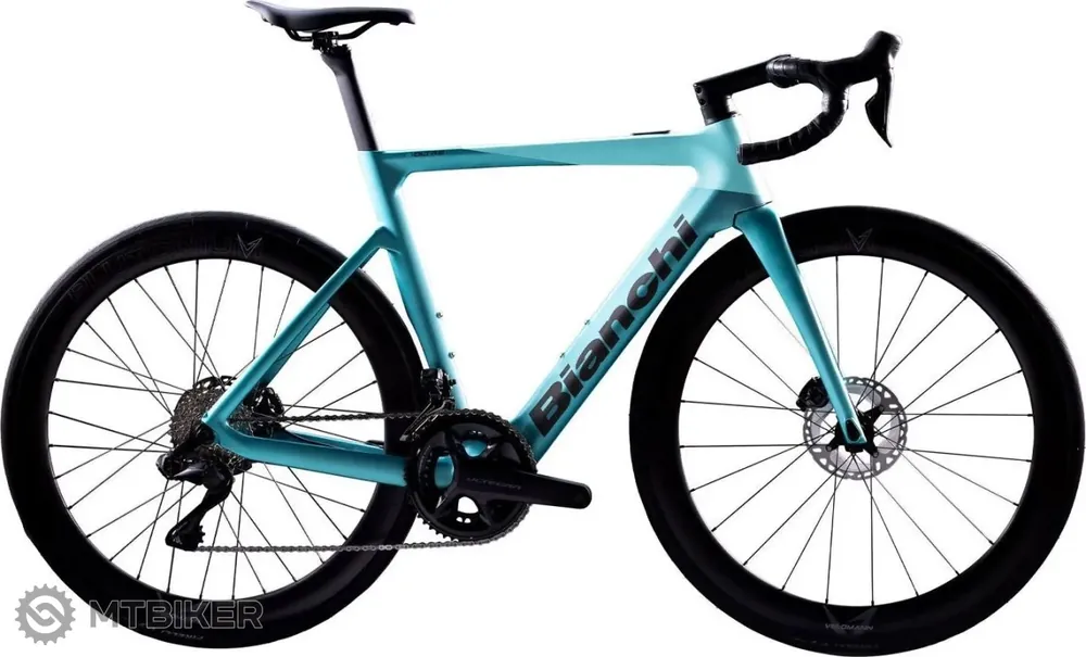Poslední Šance Bianchi E-OLTRE Ultegra Di2 elektrokolo, celeste