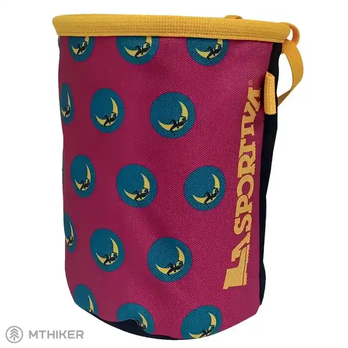 Ihned K Objednání La Sportiva Climbing On The Moon Chalk Bag sáček na magnesium, fucsia/giallo