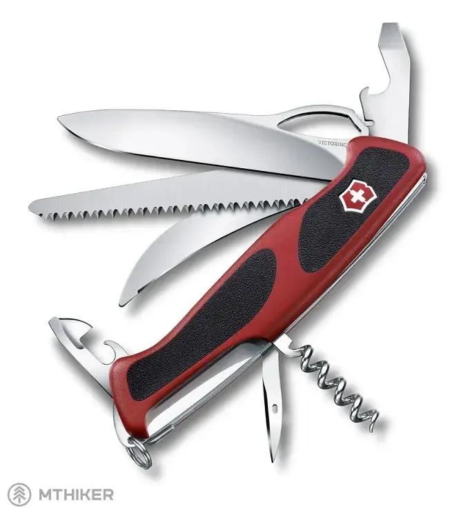 Sezónní Sleva Victorinox RangerGrip 57 Hunter kapesní nůž, červený