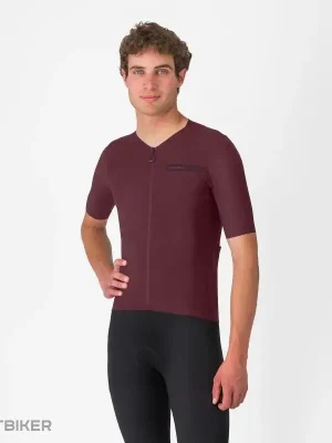 Oblíbený Castelli PREMIO EVO dres, bordová