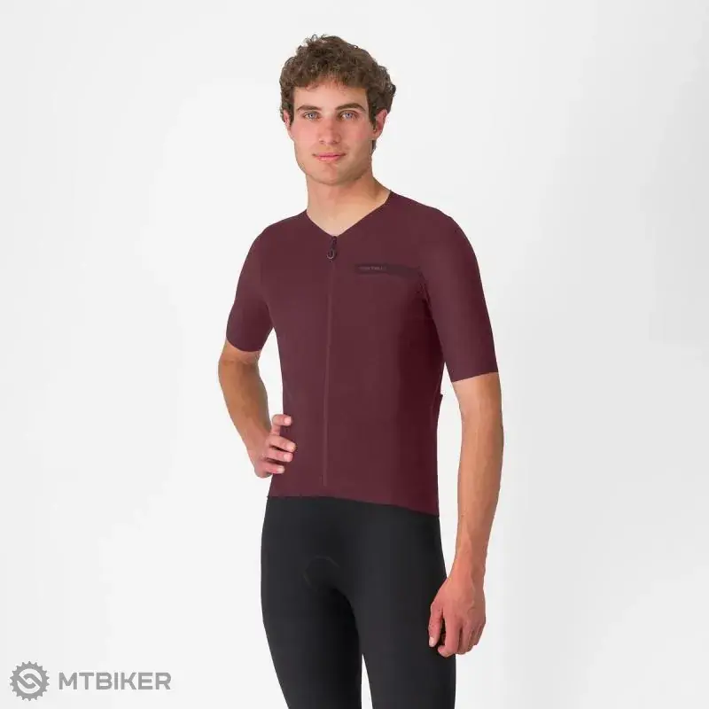 Oblíbený Castelli PREMIO EVO dres, bordová