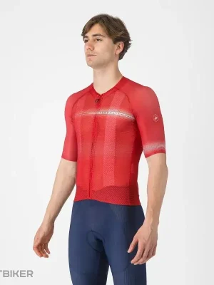 Castelli CLIMBER´S A/C dres, červená Akce