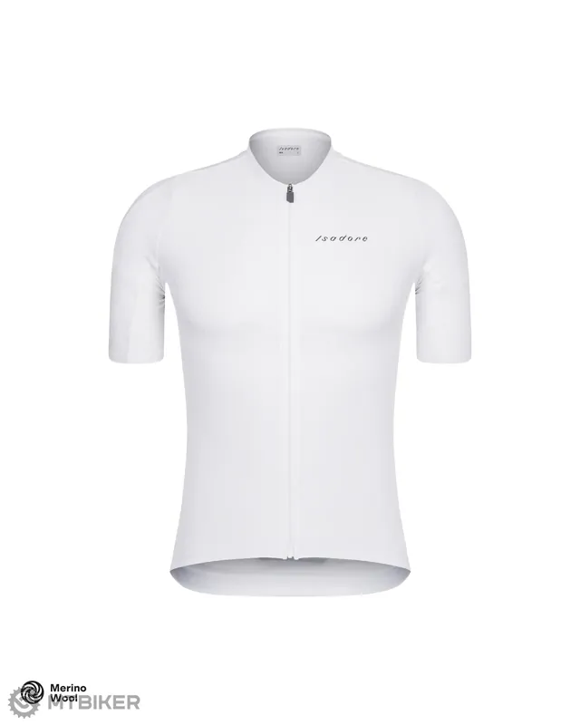 Isadore Debut Merino Air dres, bright white Značkový