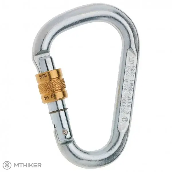 Omezená Nabídka EDELRID Steel HMS Screw karabina, silver