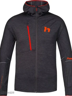 Hannah Niro Hoody mikina, anthracite mel Ověřený