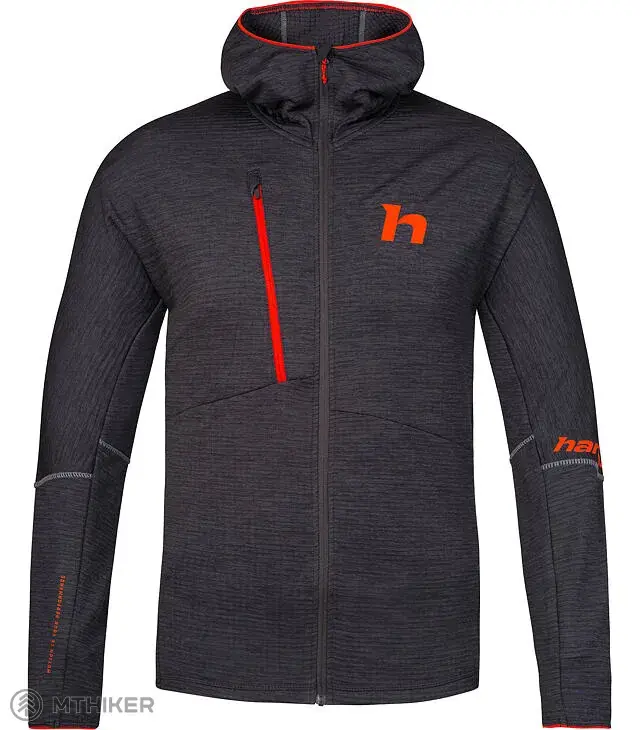 Hannah Niro Hoody mikina, anthracite mel Ověřený