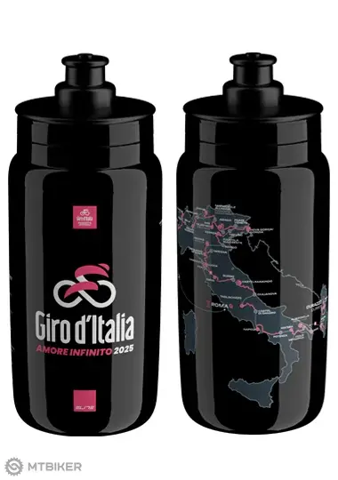 Přímo Od Výrobce Elite FLY 550 Giro D´Italia 2025 láhev, 550 ml, černá