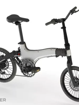 Akce Sharvan City 3 speed 18 skládací kolo, bílá/černá, poškrábané