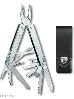 Victorinox SwissTool X multifunkční nářadí v koženém pouzdře, šedá Přímo Od Výrobce
