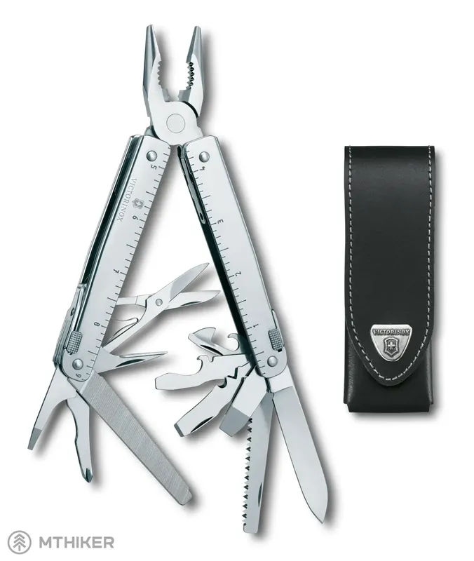 Victorinox SwissTool X multifunkční nářadí v koženém pouzdře, šedá Přímo Od Výrobce