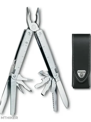 Victorinox SwissTool multifunkční nářadí v koženém pouzdře, šedá Vrácení Zdarma